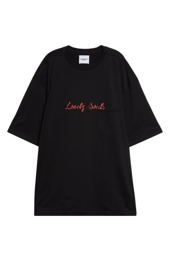Shop Takahiromiyashita The Soloist Lonely Souls Oversize Graphic T-shirt In Black