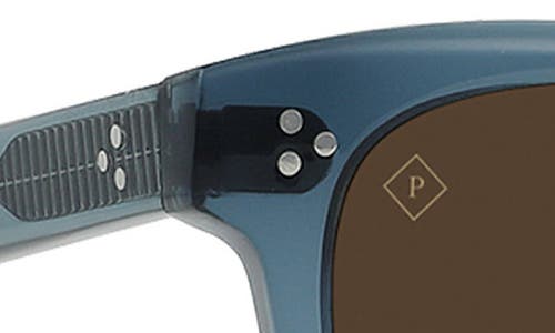 Raen Squire 49mm Polarized Round Sunglasses In Absinthe/vibrant Brown Polar