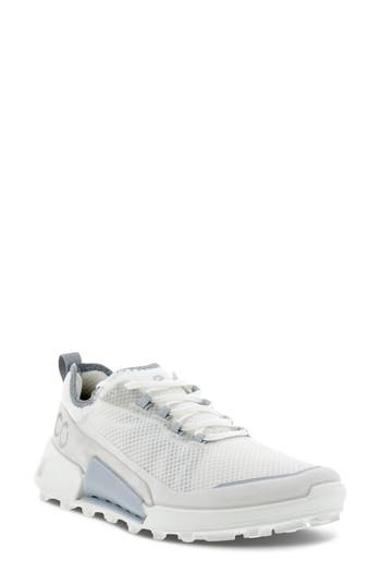 Shop Ecco Biom 2.1 Low Tex Sneaker In Shadow White/shadow White