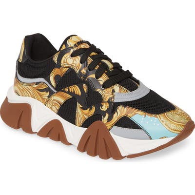 Versace Achilles Sneaker, Black