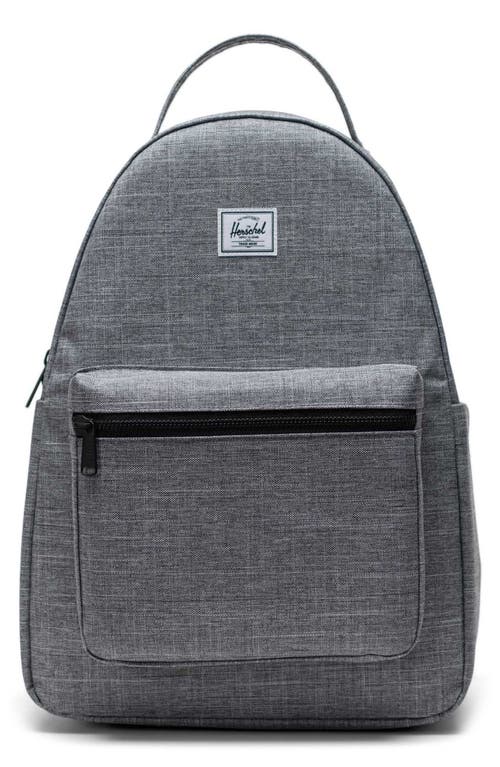 Herschel Supply Co. Nova Mid Volume Backpack in Raven Crosshatch at Nordstrom