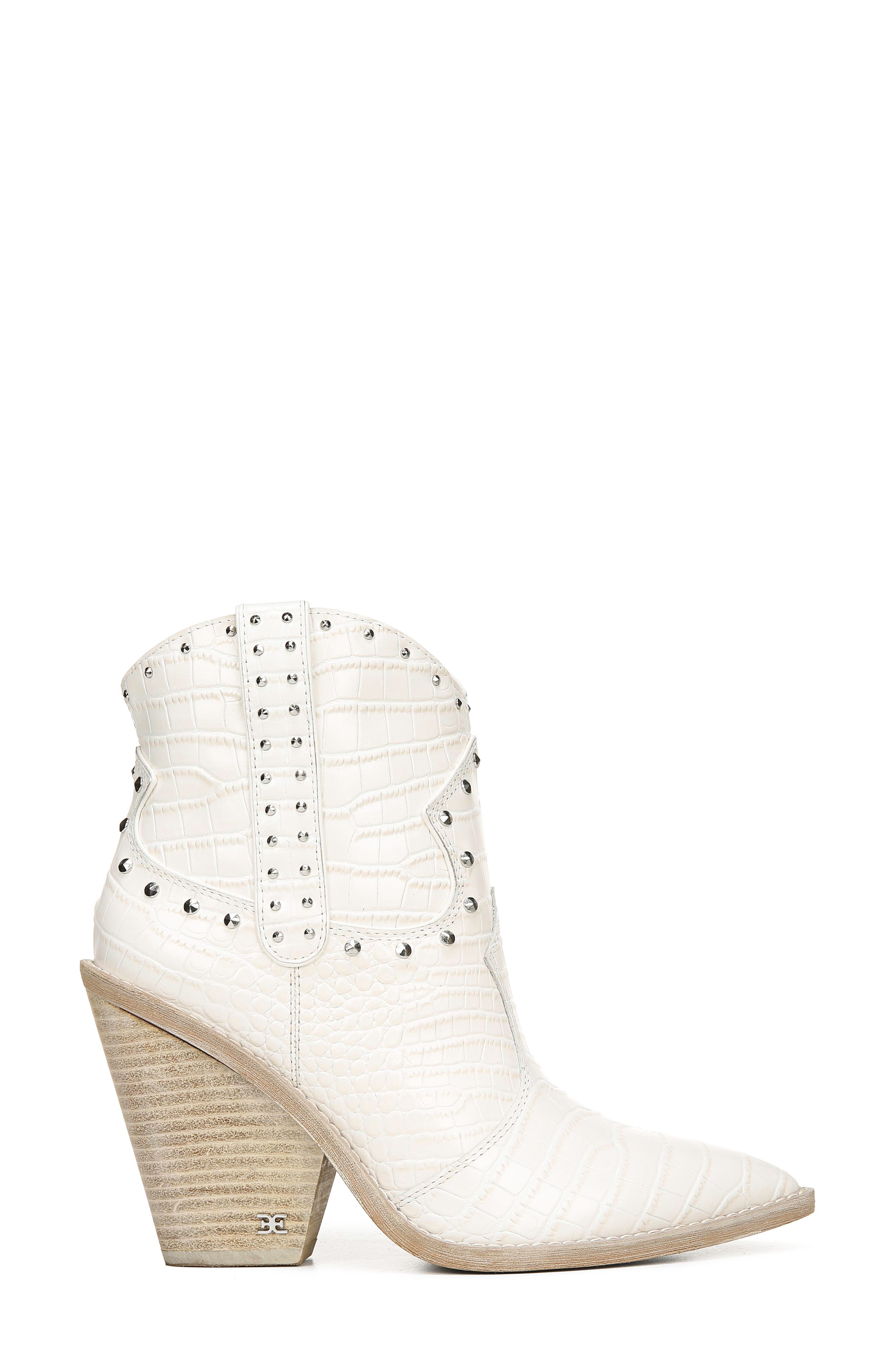 sam edelman white cowboy boots