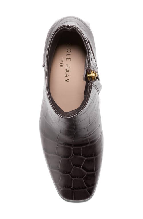 Shop Cole Haan Guiliana Bootie In Dark Chocolate