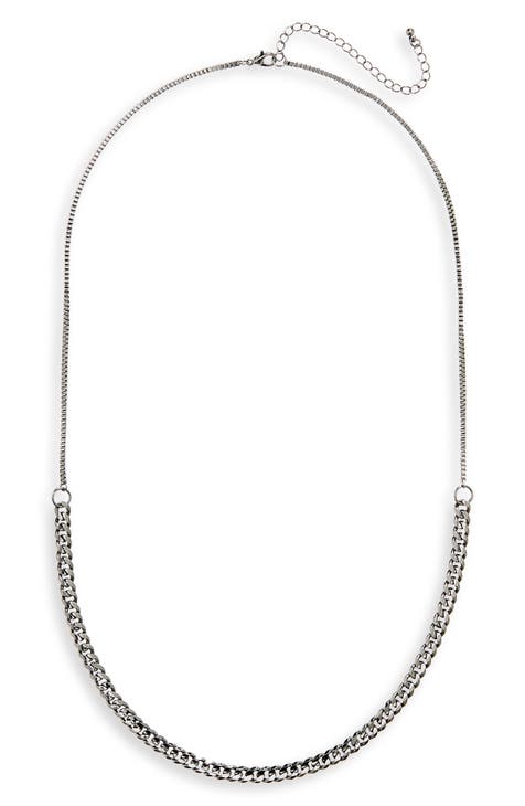 Men's Half Thick Chain Necklace