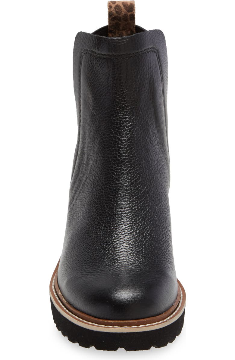 Dolce Vita Huey H2O Waterproof Bootie, Alternate, color, Black Leather H2o