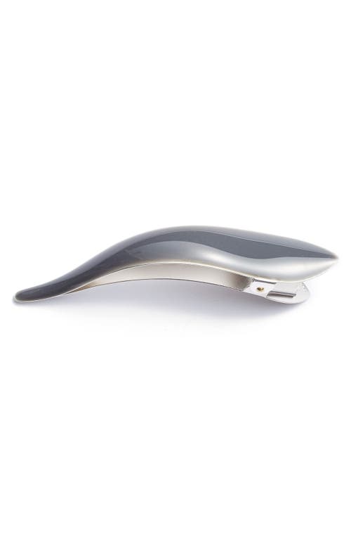 Shop Ficcare Maximas Silky Hair Clip In Silky Grey/silver