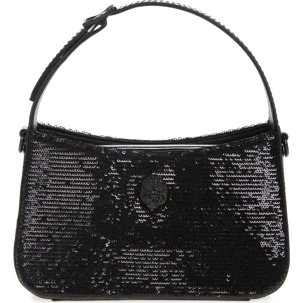 Kurt Geiger London Mini Bond Embellished Shoulder Bag In Black