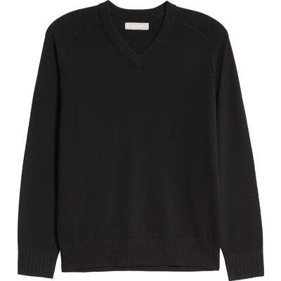 Everlane The Recashmere V-Neck Sweater, Black
