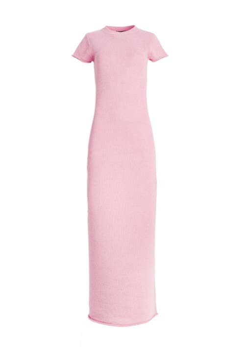 Shop Ser.o.ya Airess Maxi Dress In Powder Pink