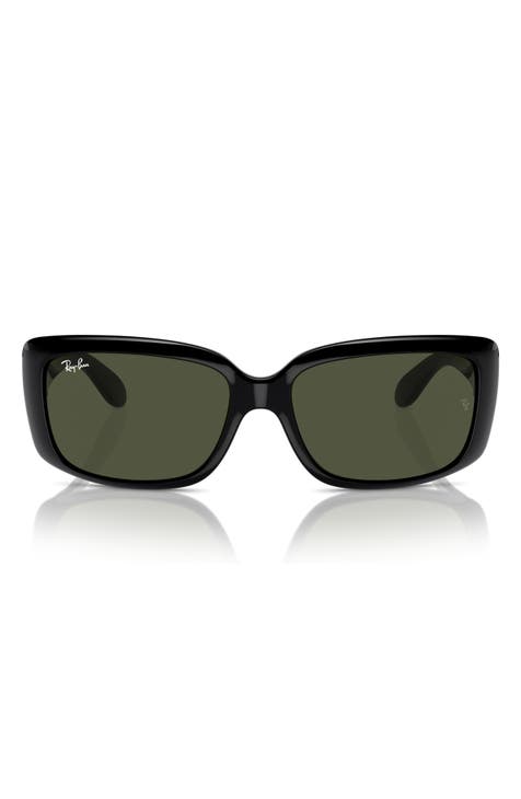 58mm Rectangular Sunglasses
