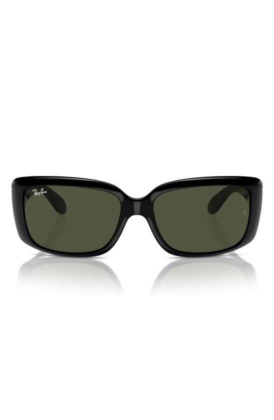 Shop Ray Ban Ray-ban 55mm Polarized Pillow Sunglasses In Black