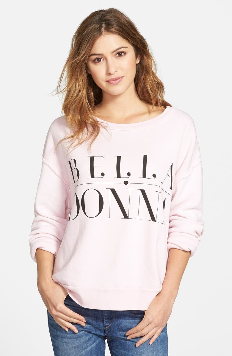 Wildfox 'Bella Donna' Pullover Sweatshirt (Nordstrom Online Exclusive ...