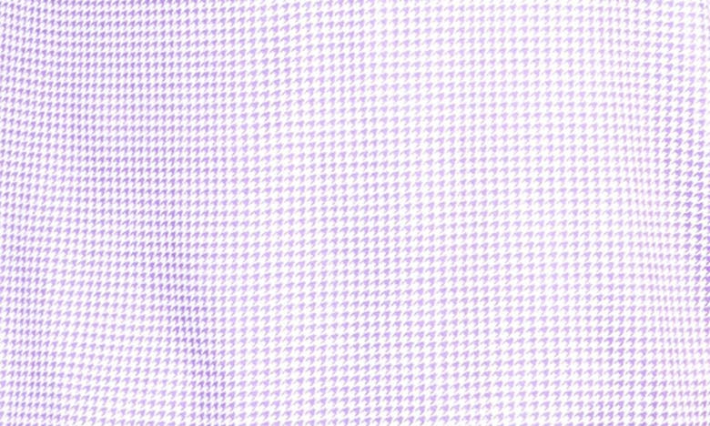 Shop Tailorbyrd Herringbone Performance Polo In Purple