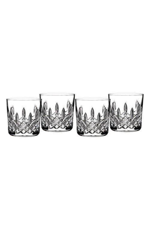 Waterford Lismore Set of 4 Lead Crystal Straight Sided Tumblers in Clear at Nordstrom