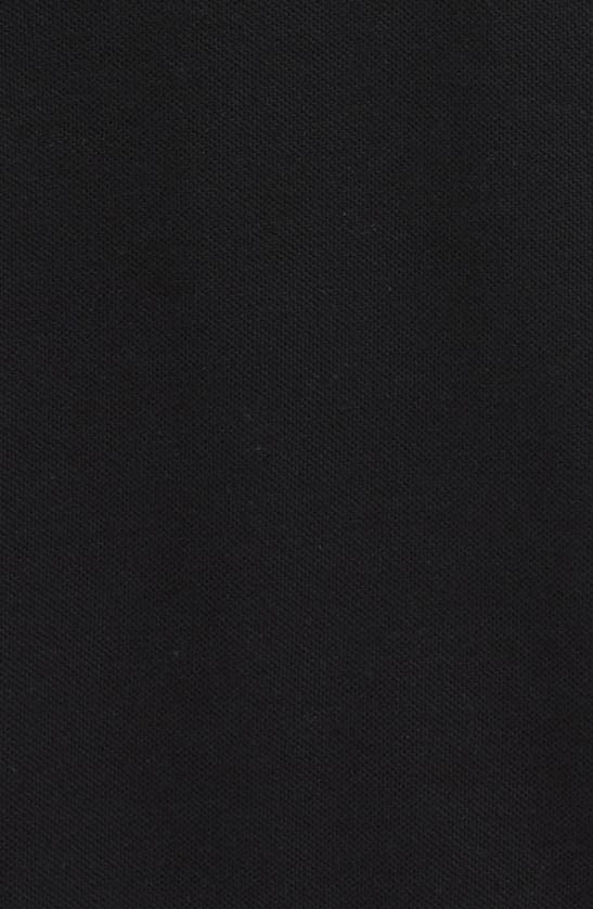 Moncler Boy's Cotton Piqué Short-sleeve Polo Shirt In Black