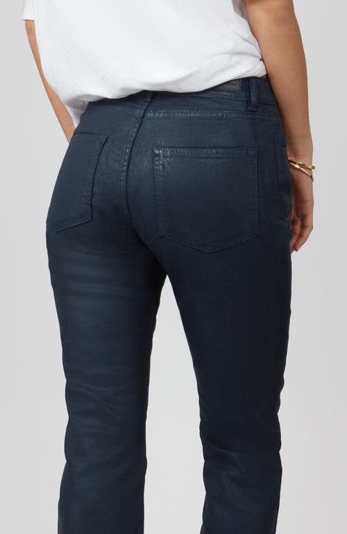 Shop Lola Jeans Billie High Rise Bootcut Jeans In Coated Ink Blue