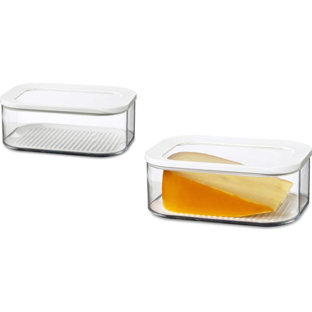 Mepal Modula 2-piece Cheese Box Set In White