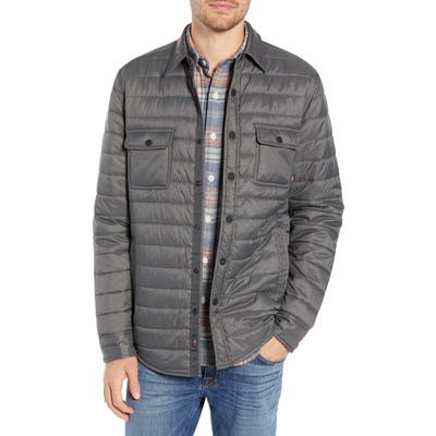 Faherty Atmosphere Quilted Water Resistant Shirt Jacket