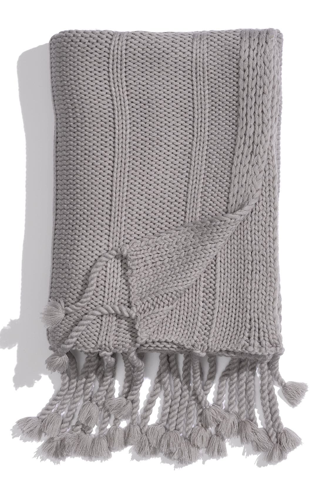 Nordstrom at Home Rib Knit Throw Nordstrom