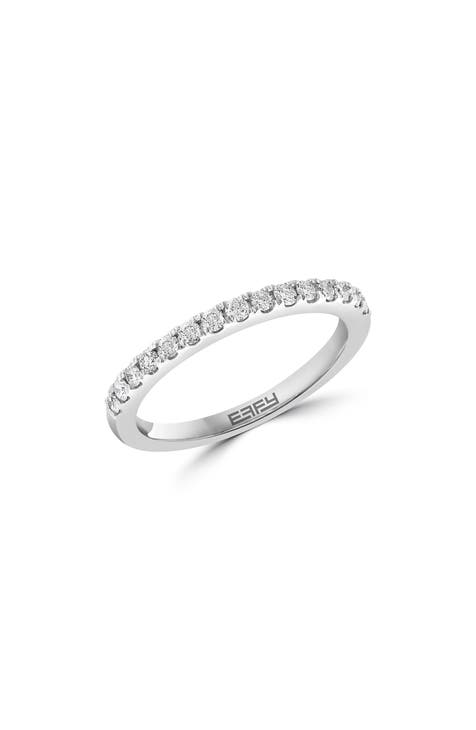 14K White Gold Diamond Ring - 0.29 ctw