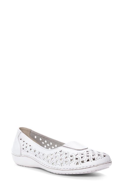 Propét Cabrini Slip-On in White Leather