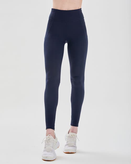 Shop Rebody Active Shine On Silkiflex Legging 27" In Cool Navy