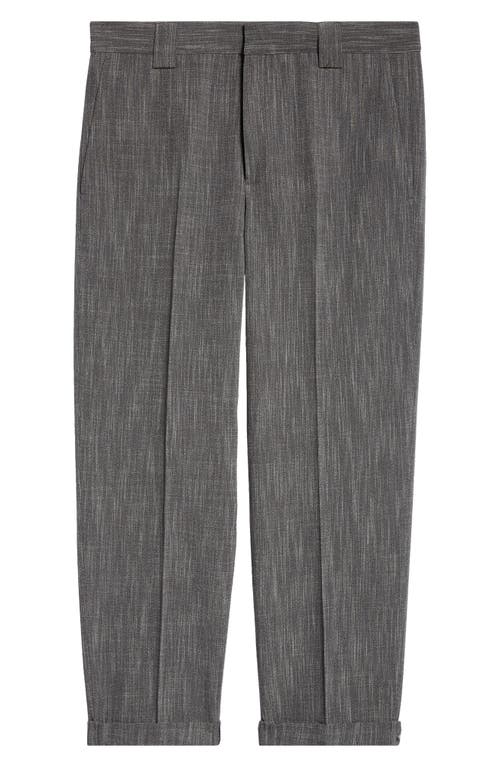 Golden Goose Journey Wool Blend Chinos In Gray