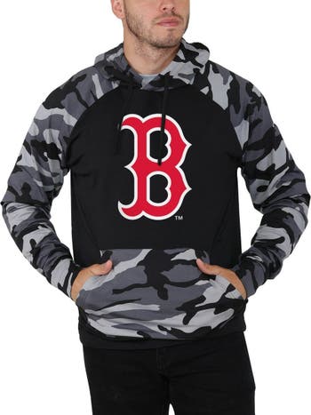 FOCO Men's FOCO Black Boston Red Sox Camo Raglan Pullover Hoodie