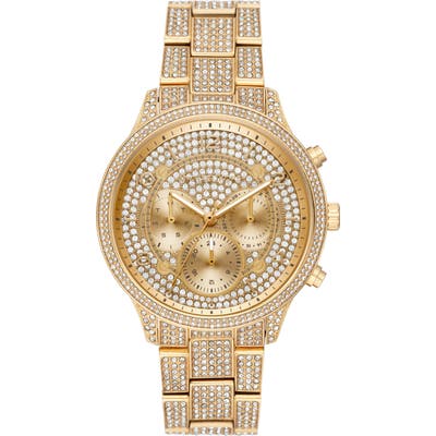 Michael Michael Kors Runway Crystals Bracelet Watch,