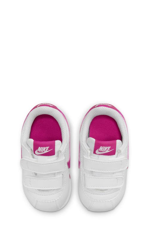Nike Cortez Basic Sl Sneaker In White/pink Prime