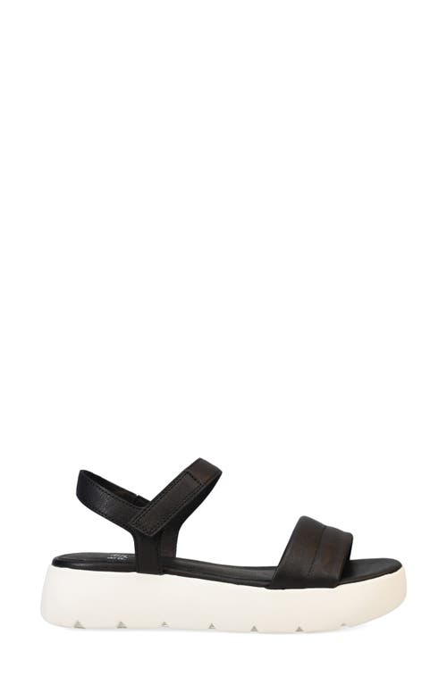 Eileen Fisher Jolie Ankle Strap Platform Sandal In Black