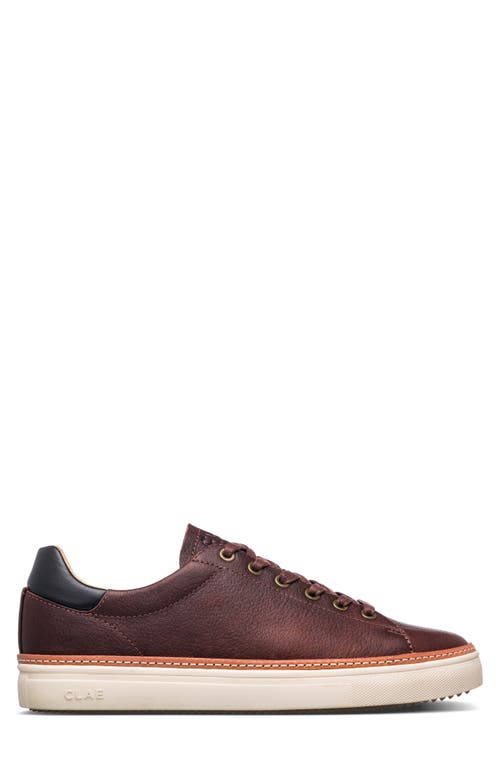 Shop Clae Bradley Leather Welt Sneaker In Cocoa Leather