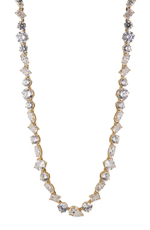 Nadri Large Cubic Zirconia Choker Necklace in Gold at Nordstrom