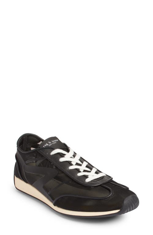 Shop Rag & Bone Retro Runner Mesh Sneaker In Black Mesh