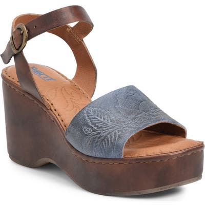 B?rn Moapa Wedge Sandal, Blue