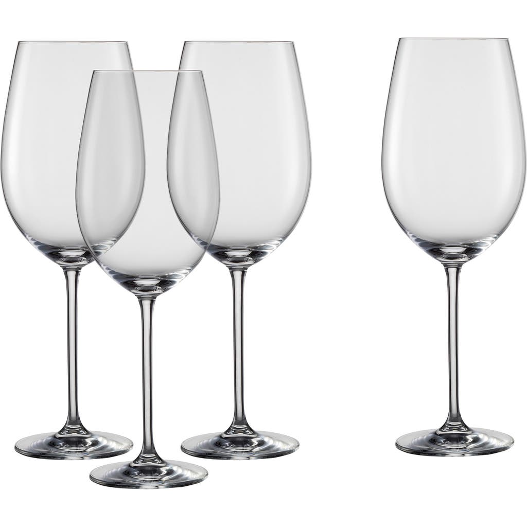 Fortessa Set Of 4 Bordeaux Wine Glasses In Clear
