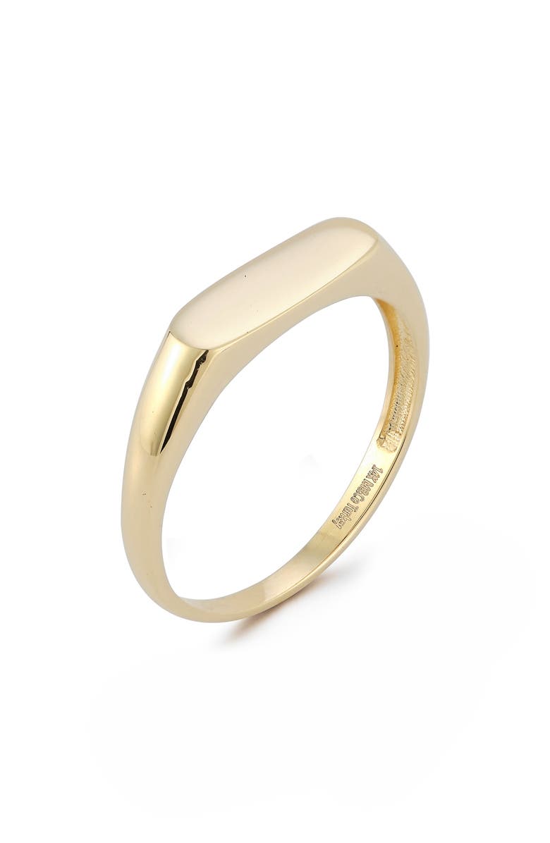 Ember Fine Jewelry 14K Yellow Gold Signet Ring | Nordstromrack