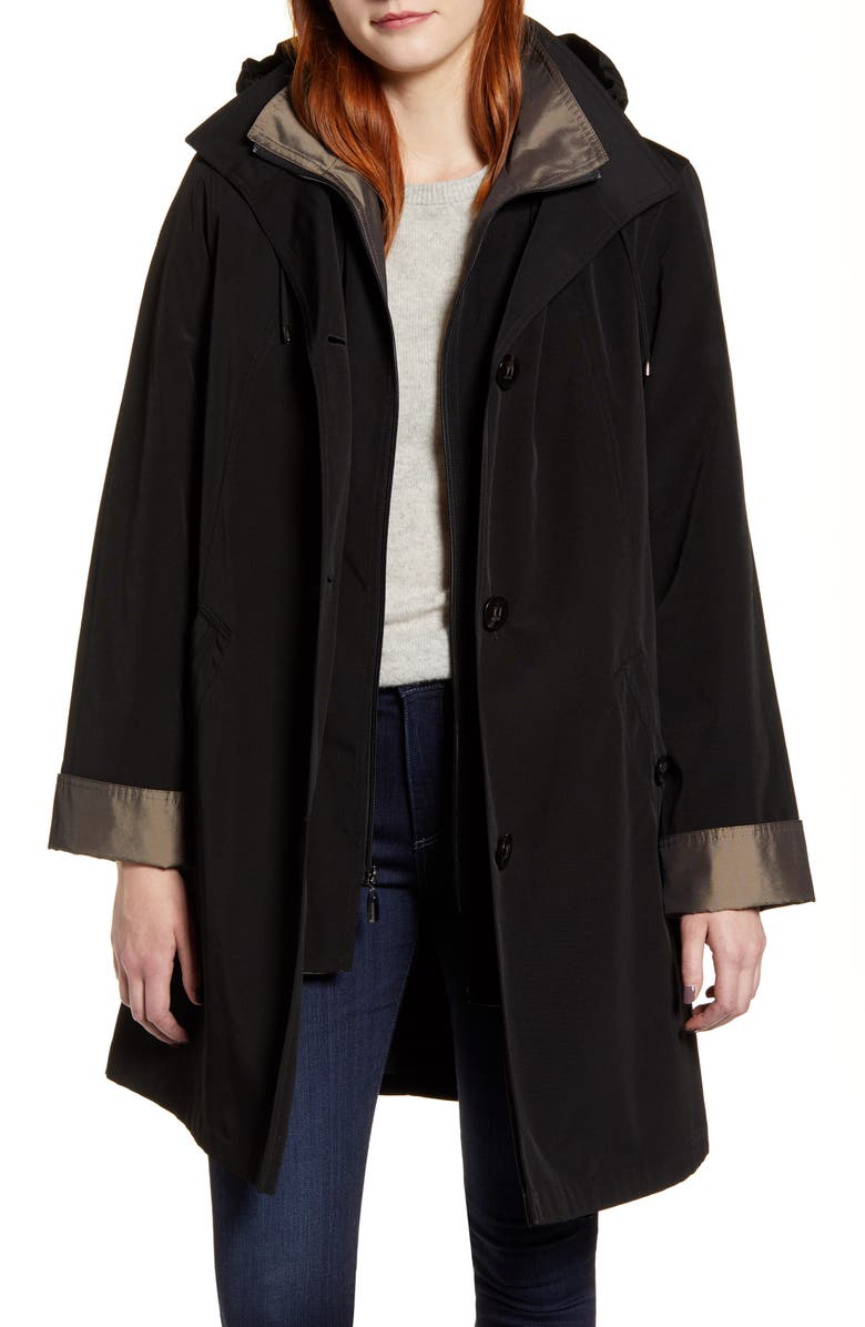 Gallery Raincoat with Detachable Liner and Hood | Nordstrom
