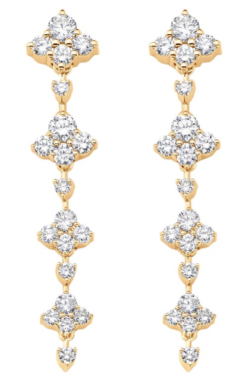 Shop Sara Weinstock Dujour Diamond Linear Drop Earrings In Yellow Gold