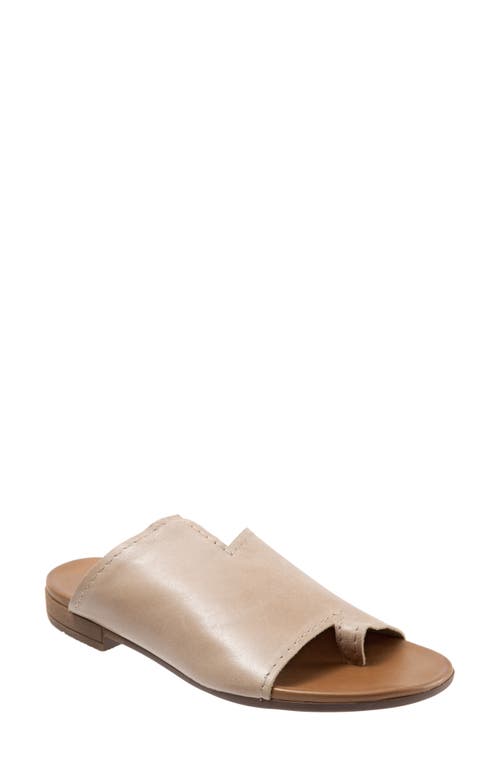 Bueno Tulla Slide Sandal in Beige Leather at Nordstrom, Size 9.5Us