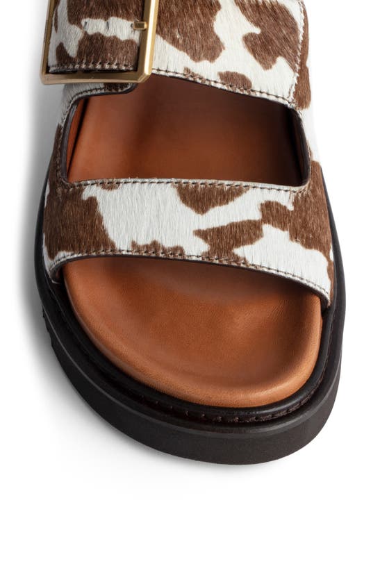 ZADIG & VOLTAIRE ZADIG & VOLTAIRE ALPHA CECILIA GENEUINE CALF HAIR SLIDE SANDAL