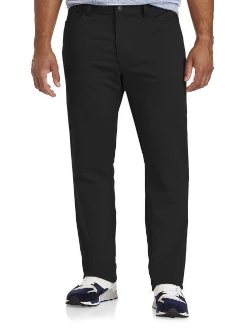 Shop True Nation By Dxl 5-pocket Everyday Stretch Twill Pants In Midnight Black