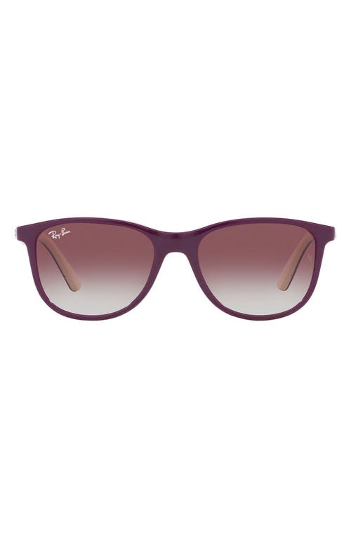 Shop Ray Ban Ray-ban 49mm Square Sunglasses In Violet