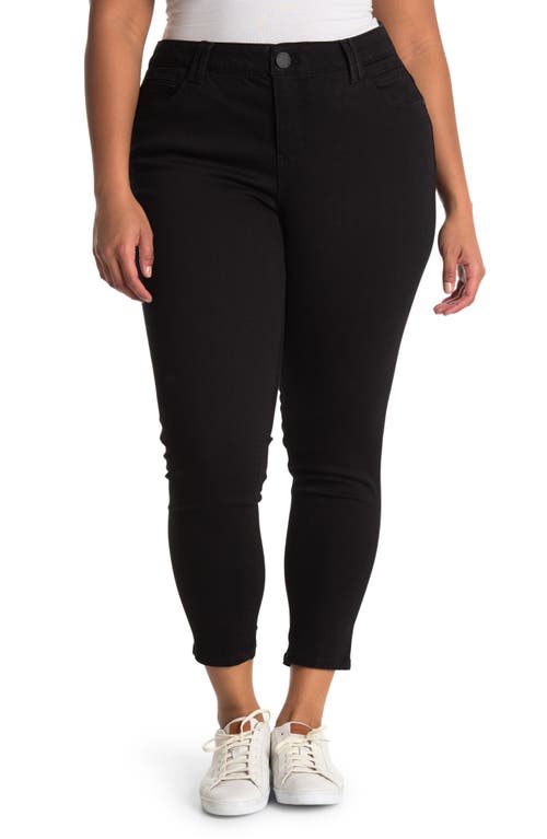 Ab-Tech Skinny Ankle Jeans in Black