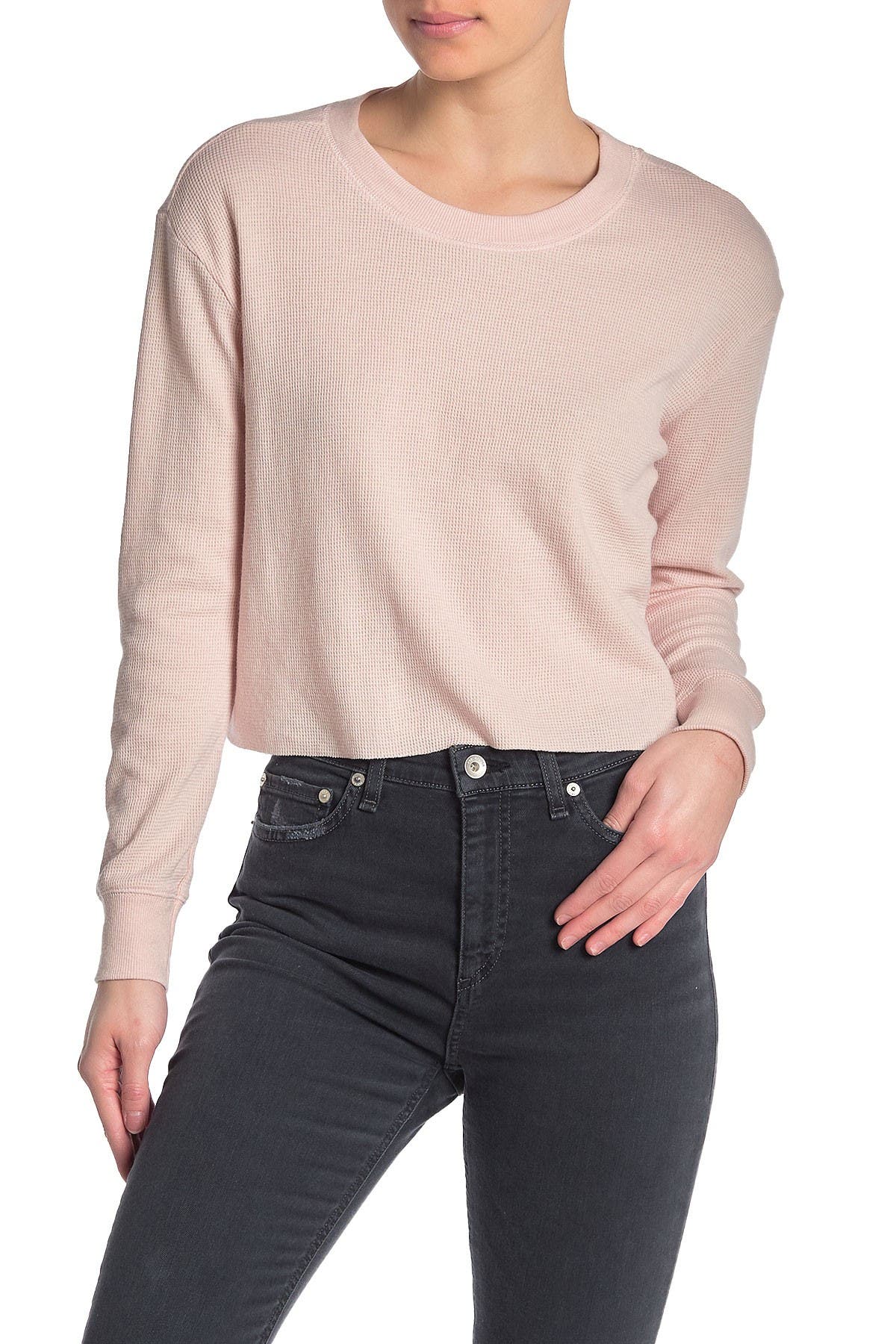 cropped thermal long sleeve