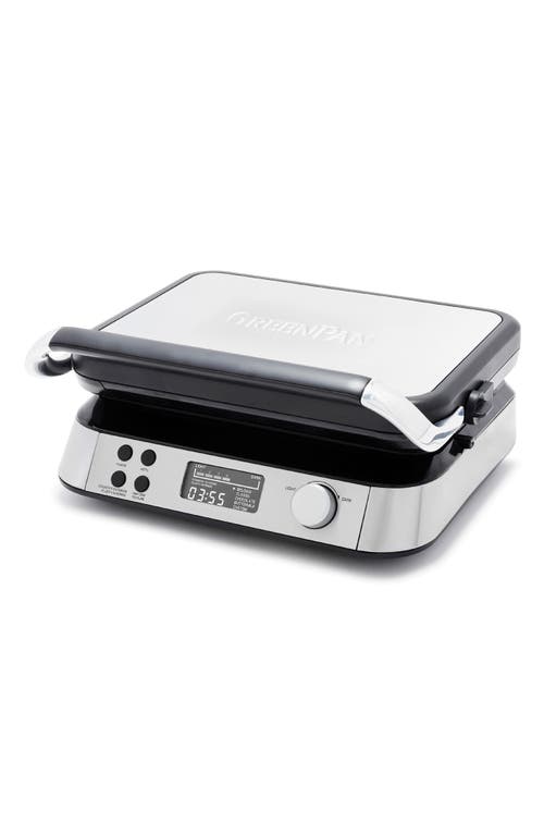 GreenPan Bistro Ceramic Nonstick 2-Square Waffle Maker in Stainless Steel at Nordstrom