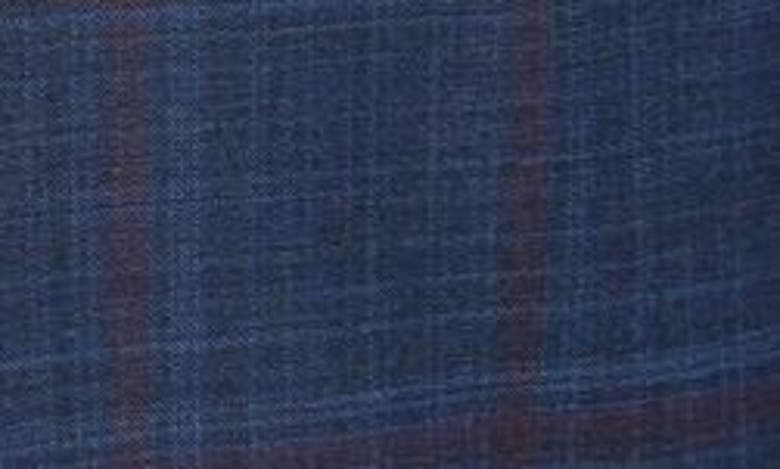 Shop Canali Siena Regular Fit Plaid Wool Sport Coat In Blue