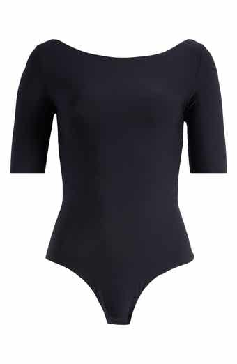Commando Ballet Short Sleeve Turtleneck Bodysuit KT036 