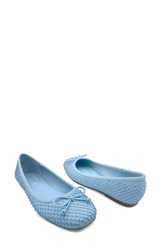 Reaction Kenneth Cole Elstree Mesh Ballet Flat In Blue Sky
