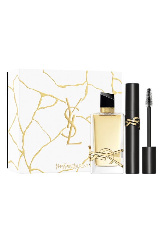 Saint Laurent Libre Eau De Parfum & Mascara Gift Set In White